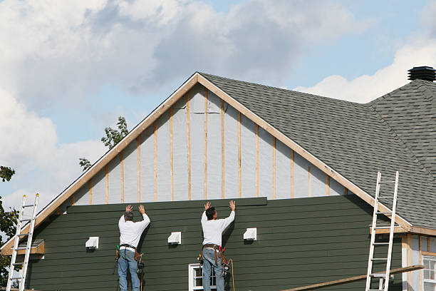 Professional Siding Repair technician working in Calhan, CO